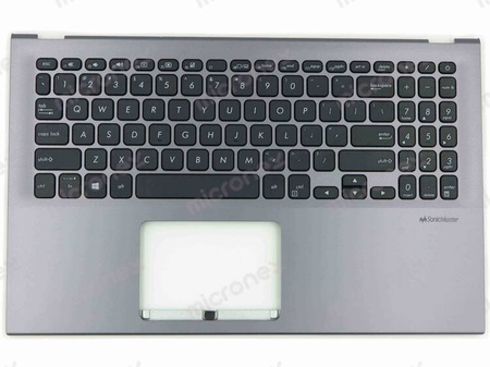 Asus VivoBook 15 R564FA R564FJ Palmrest klawiatura obudowa US-International szary DISCRETE (Dedicated graphics)