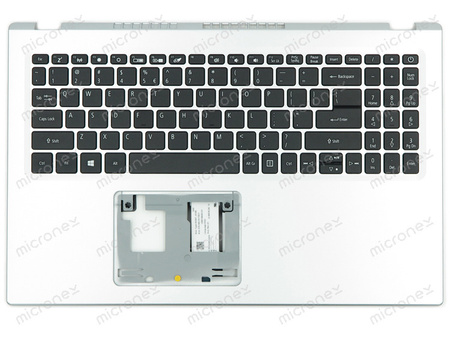 Acer Aspire 3 A315-35 Palmrest klawiatura obudowa US-International srebrny