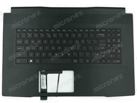 MSI Katana GF76 11SC Palmrest klawiatura obudowa LED BIAŁY US-International czarny