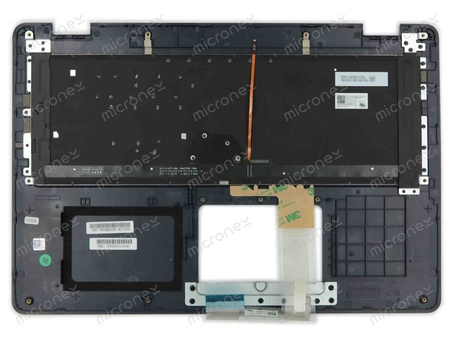 Asus 90NB0GB1-R31UI0 Palmrest klawiatura obudowa LED US-International szary