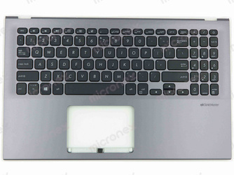 Asus VivoBook 15 S512FA S512FB Palmrest klawiatura obudowa US-International szary DISCRETE (Dedicated graphics)