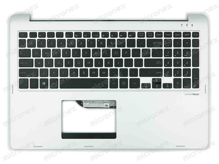 Asus Transformer Book Flip TP500LA TP500LAB Palmrest klawiatura obudowa US-International srebrny