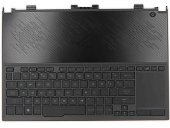 Asus ROG Zephyrus S GX535GX GX535GXR Palmrest klawiatura obudowa LED RGB US-International czarny